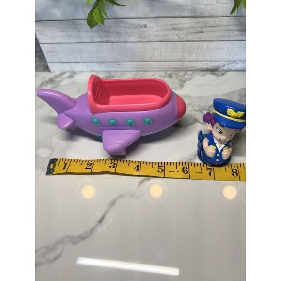 Bubble Guppies Oona Pilot Plane Figure Lot Roller Ball - Picture 2 of 8